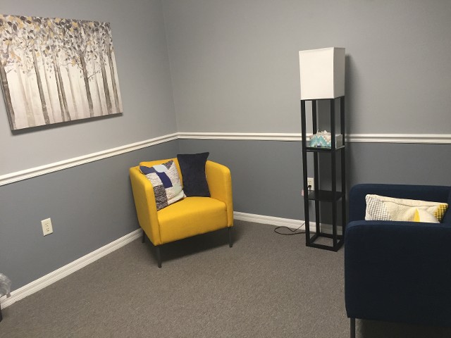 Yellow Chair in Mount Dora Office
